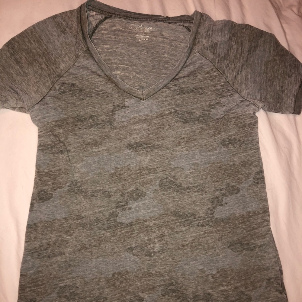 Camo v neck